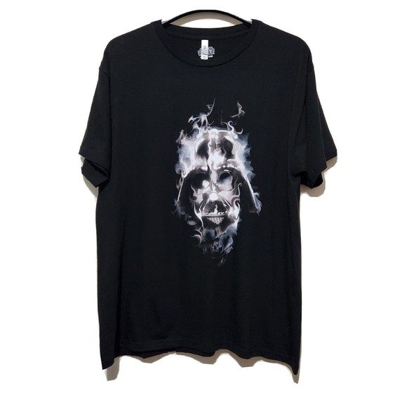Lucas Flim Ltd. Darth Vader Smoked Graphic T-Shirt 100% Cotton Size XL D03-0021 - Picture 1 of 8